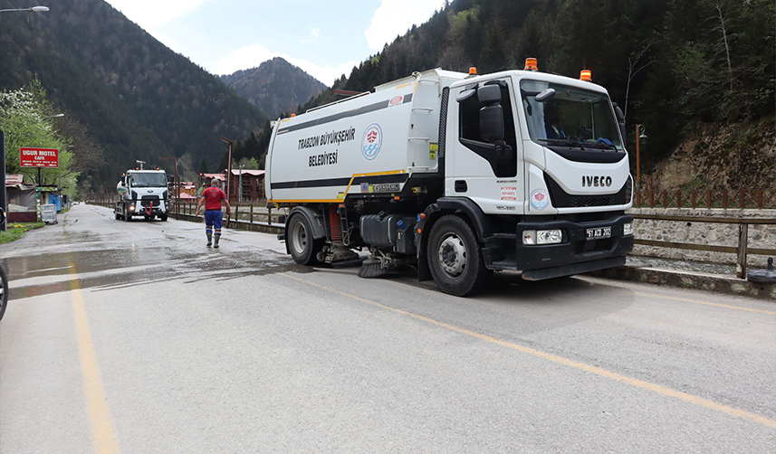 Trabzon'un turizm merkezi Uzungöl, Ramazan Bayramı tatiline hazır