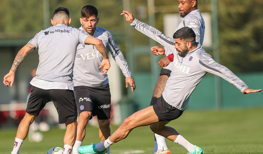 Trabzonspor Beşiktaş maçı hazırlıklarını tamamladı