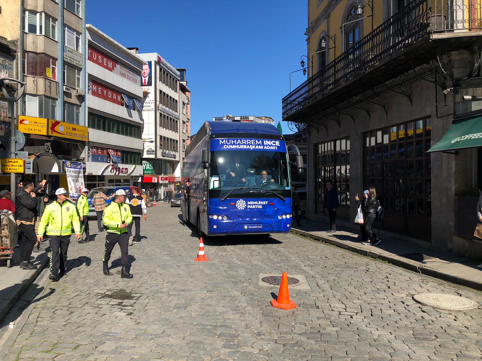 Cumhurbaşkanı adayı Muharrem İnce Trabzon'da! 