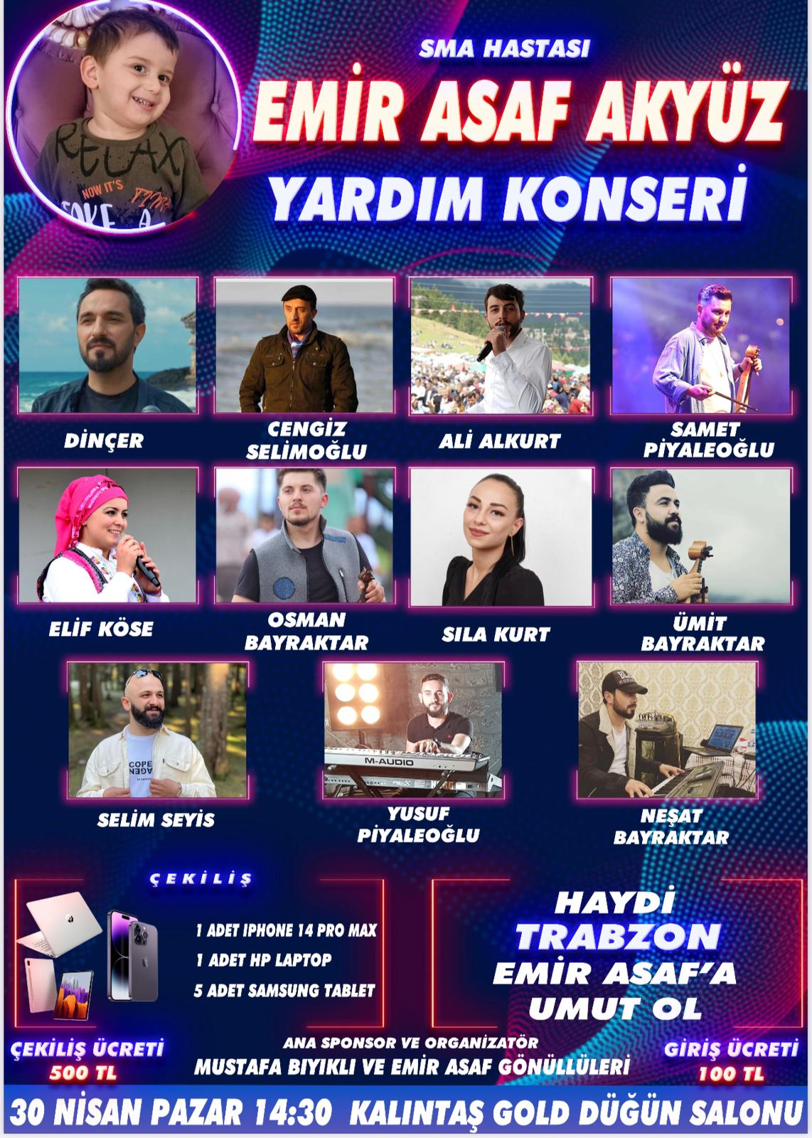 Akçaabat SMA hastası Emir Asaf için seferber oldu