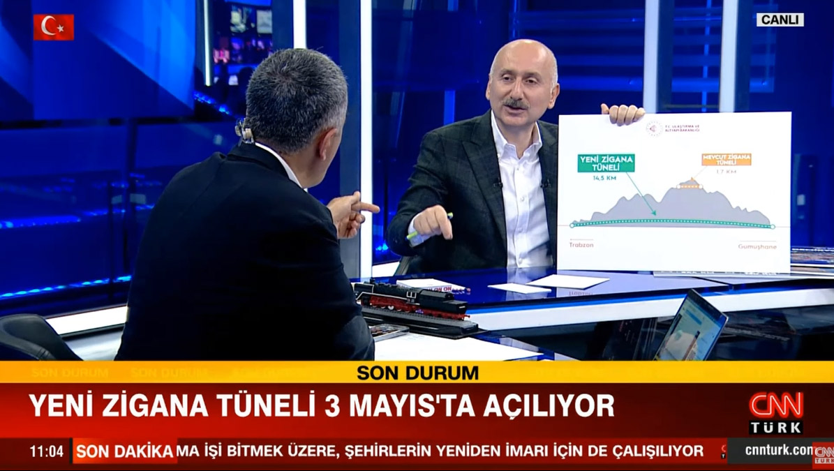 Zigana Tüneli 3 Mayıs’ta açılıyor! Cumhurbaşkanı Erdoğan gelecek!