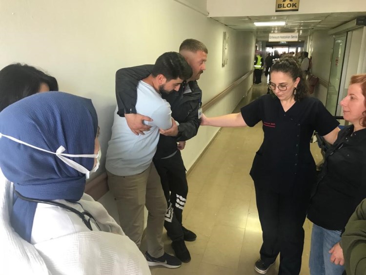 KTÜ Farabi Hastanesi’nde yangın tatbikatı yapıldı