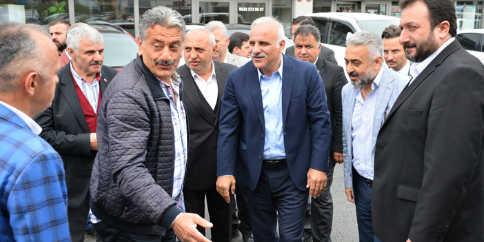 Başkan Zorluoğlu'ndan Trabzon'da Galericiler Sitesi'ne ziyaret