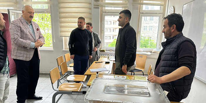 Araklı Belediye Başkanı Recep Çebi oyunu kullandı