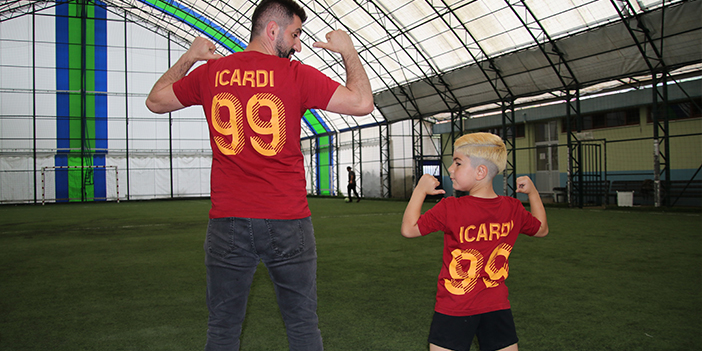 Rize'nin minik Icardi'si! Maçları kaçırmıyor