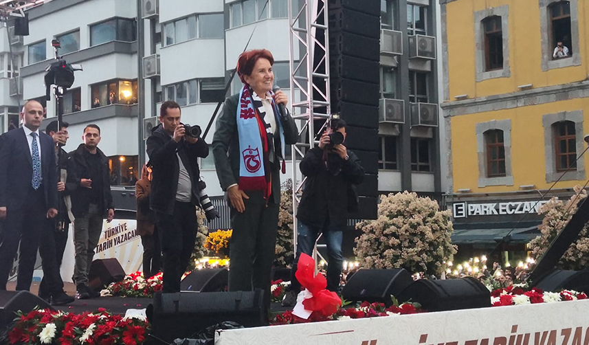 İYİ Parti lideri Akşener ile Ekrem İmamoğlu ve Mansur Yavaş Trabzon'da (CANLI YAYIN)