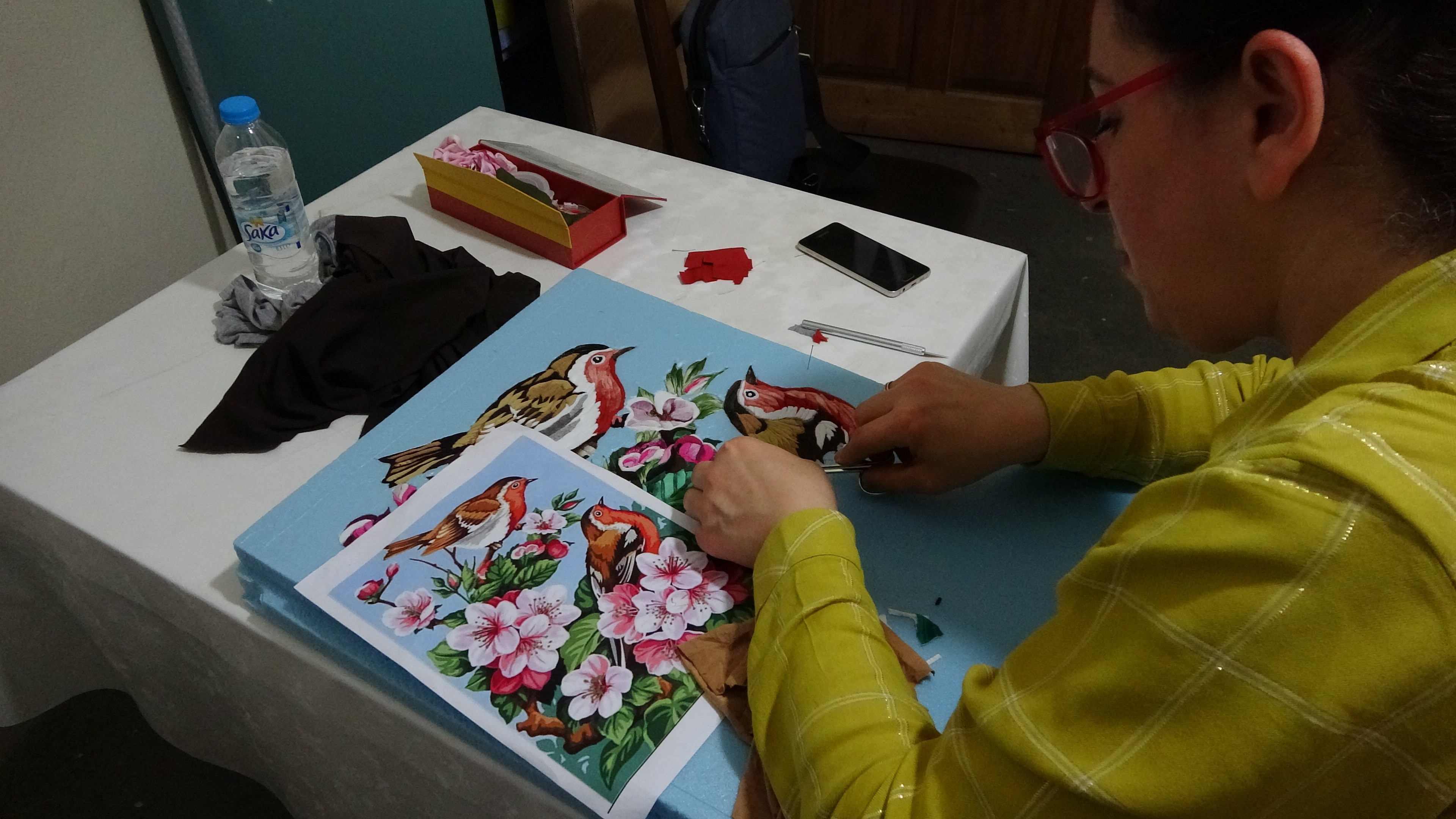 İlk kez Trabzon'da öğretilmeye başlandı! Tabloyu tamamlamak 7-8 aylarını alıyor 