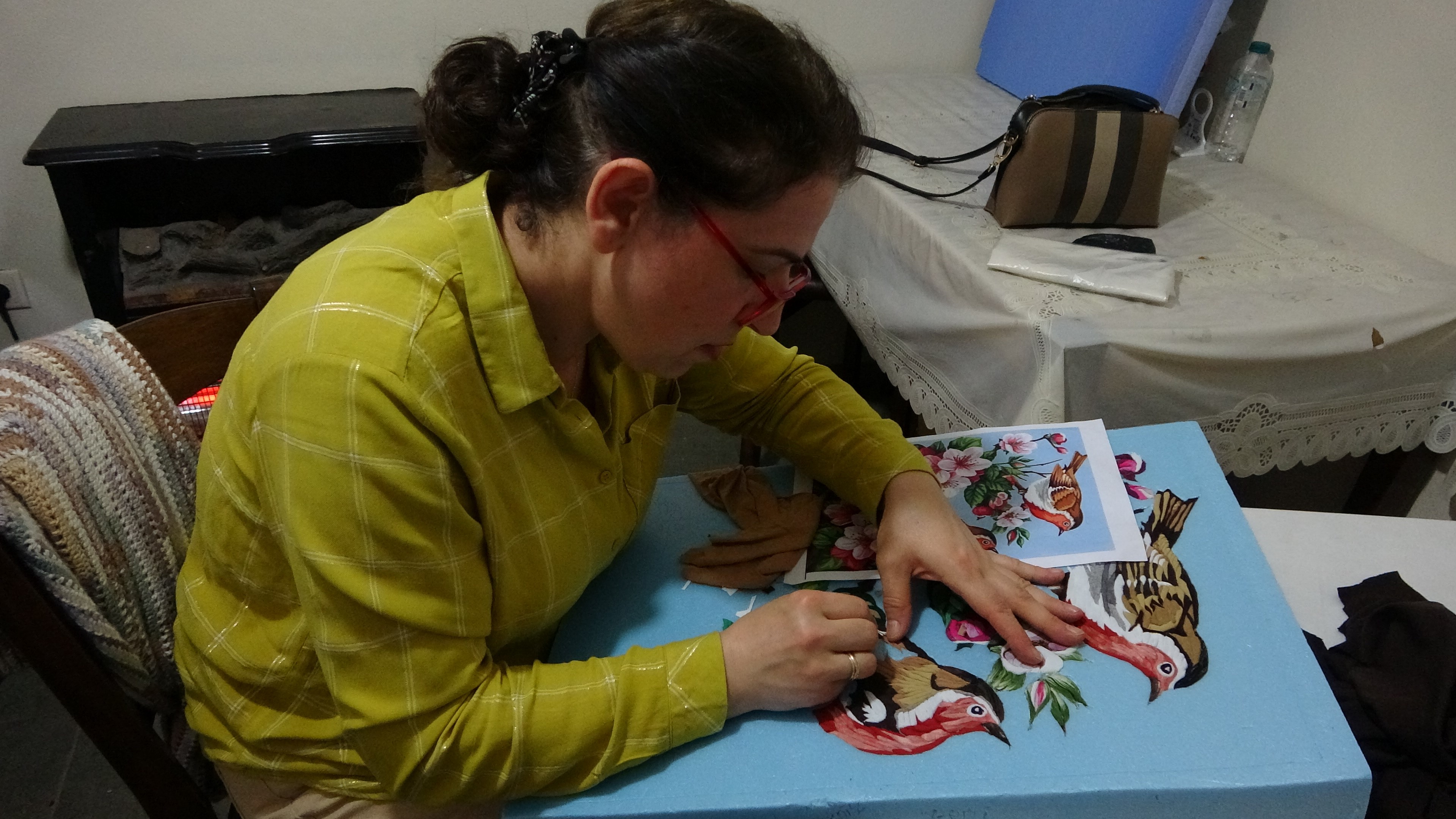 İlk kez Trabzon'da öğretilmeye başlandı! Tabloyu tamamlamak 7-8 aylarını alıyor 