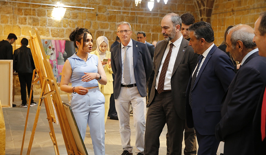 'Bayburt'un tarihi ve medeniyeti' sergisinde öğrencilerin çalışmaları sergilendi