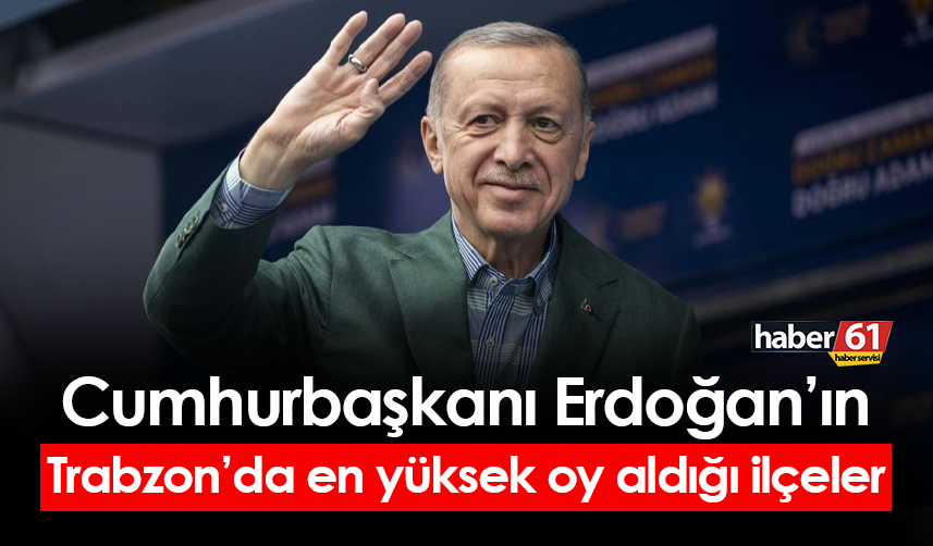 erdoğanın trabzonda en yüksek oy aldığı oranlar