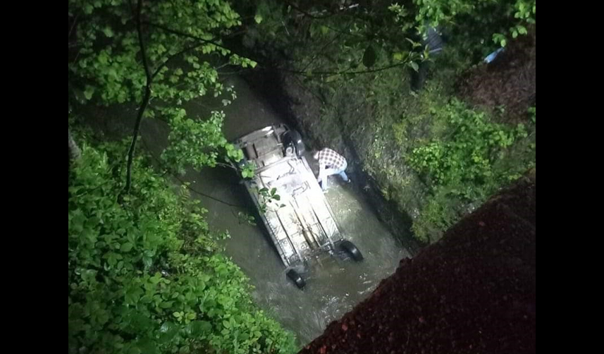 giresun araç dereye uçtu1