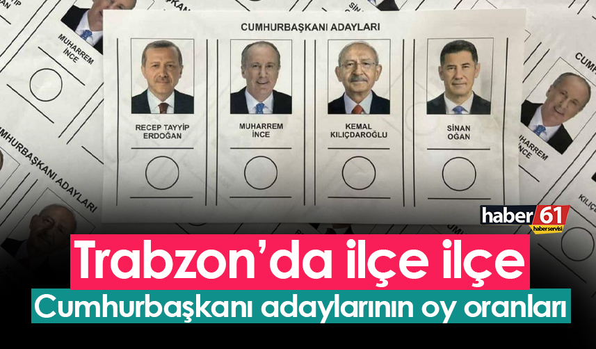 ilçe ilçe cb adaylarının oy oranları trabzon