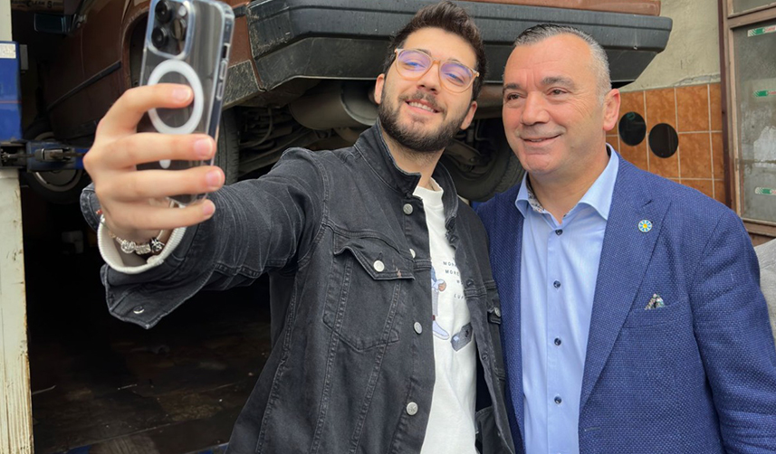 İYİ Parti Trabzon Milletvekili adayı Yavuz Aydın'dan 1 Mayıs ziyareti