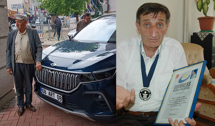 Artvinli dünyanın en uzun burunlu adamı Mehmet Özyürek'ten acı haber 