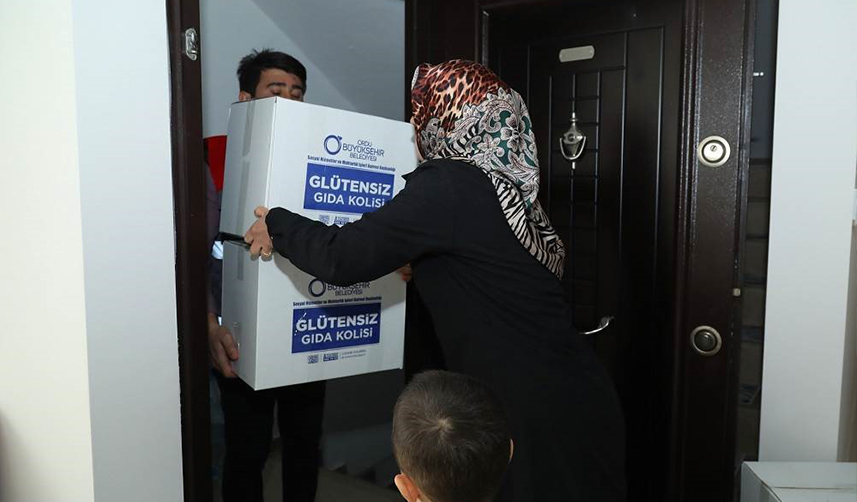 Ordu'da çölayak hastalarına belediyeden glütensiz gıda desteği