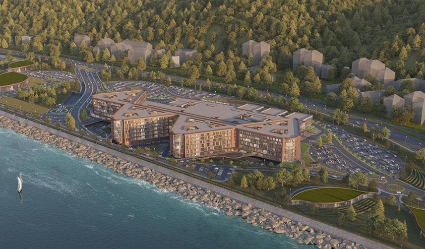 Rize Şehir Hastanesi projesinde dolgu süreci tamamlandı