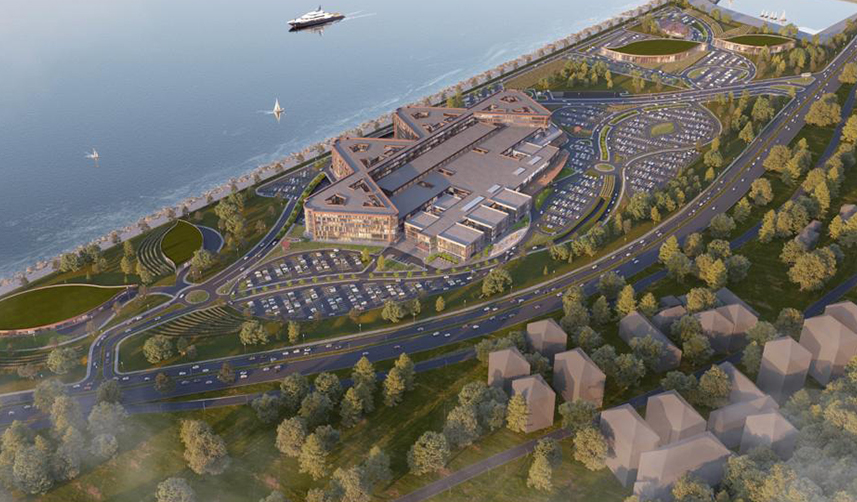 Rize Şehir Hastanesi projesinde dolgu süreci tamamlandı