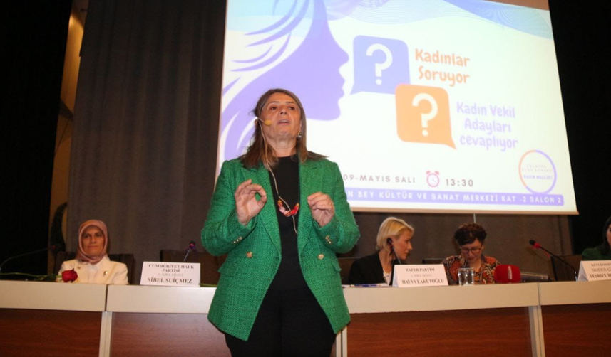 CHP Trabzon Milletvekili adayı Sibel Suiçmez: "Kadınlar kimseye muhtaç olmayacak"