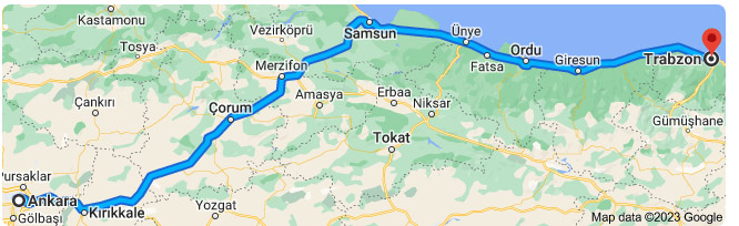 Trabzon-Ankara-arası
