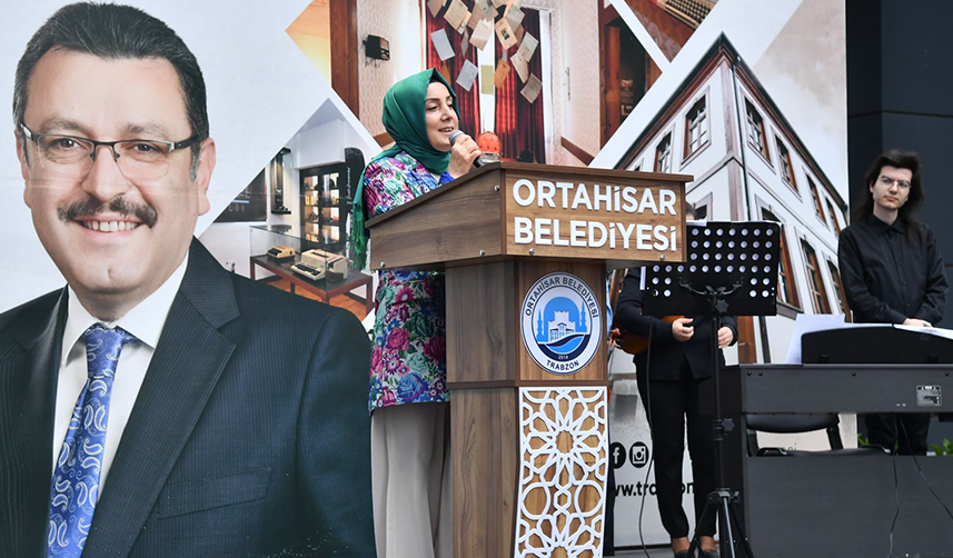 Trabzon'da kursiyerin el sanatları beğenilere sunuldu