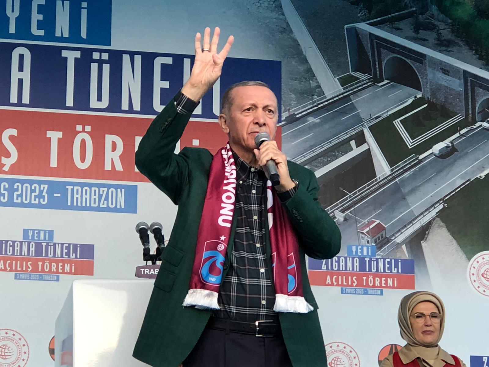 Cumhurbaşkanı Erdoğan Trabzon'da 