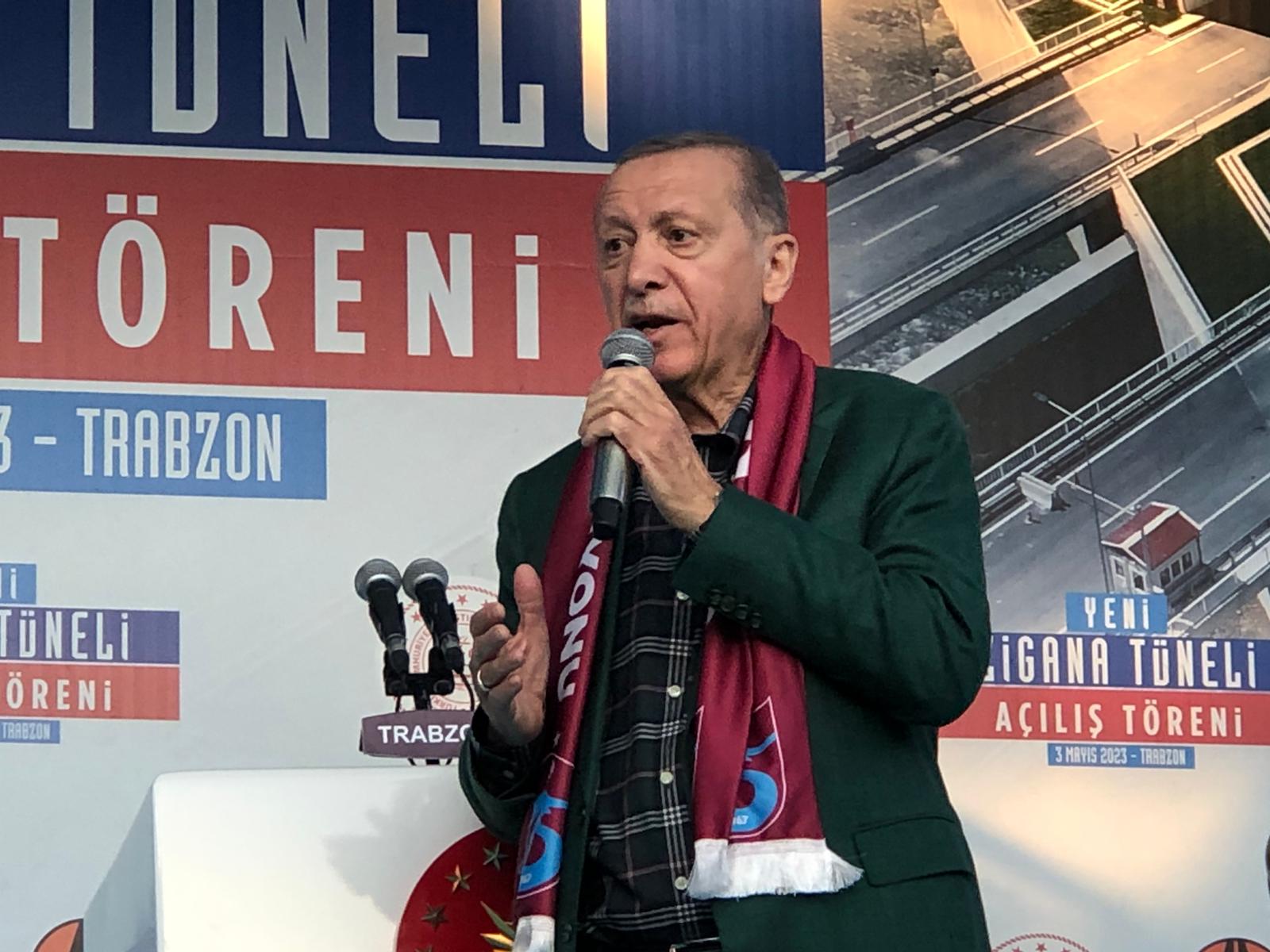 Cumhurbaşkanı Erdoğan Trabzon'da 
