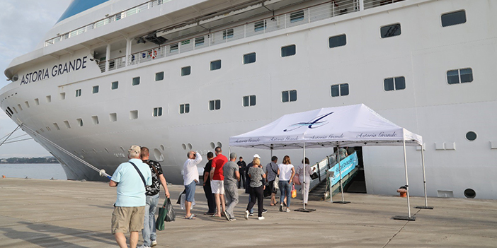 Ordu'da kruvaziyer hareketliliği