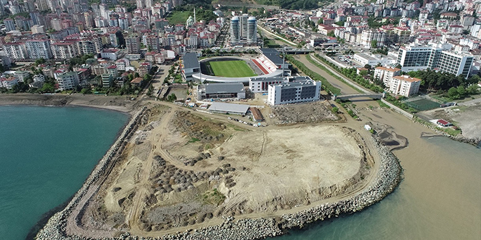 Akçaabat'taki Spor Lisesi sona yaklaşıyor