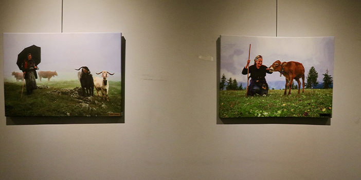 Trabzon'da Doğa-Kadın temalı fotoğraf sergisi açıldı