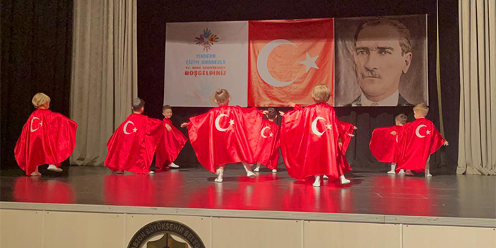 Modern Çizim Anaokulu yılsonu etkinliği düzenledi