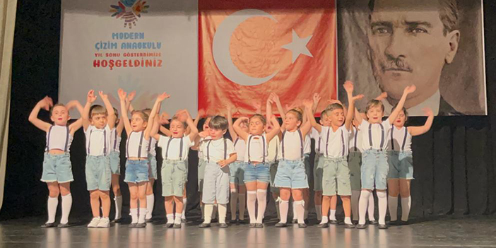 Modern Çizim Anaokulu yılsonu etkinliği düzenledi
