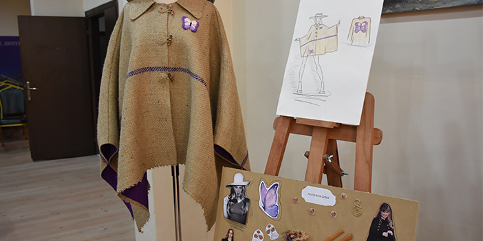 Trabzon'da atık kumaşlardan tasarlanan kıyafetler sergilendi