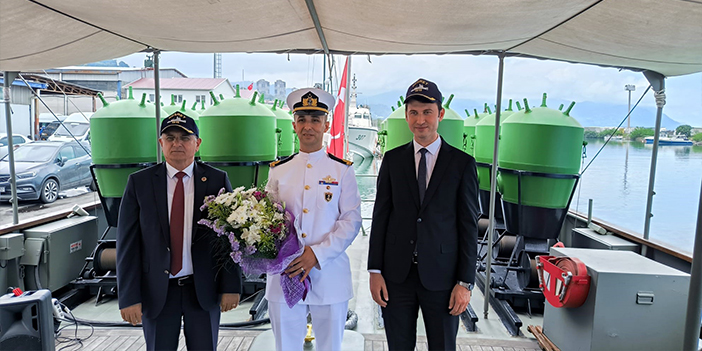 TCG Nusret Mayın Gemisi Artvin'de ziyaretçilerini ağırladı