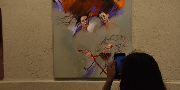 Trabzon'da Cumhuriyet'in 100. yılı anısına resim sergisi düzenlendi