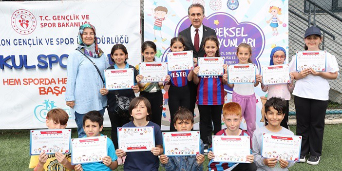 Trabzon'da Geleneksel Çocuk Oyunları Şenliği düzenlendi 