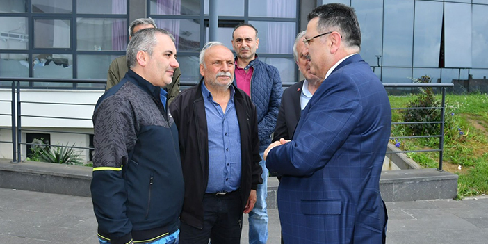 Trabzon'da 9 yaşındaki çocuğa yorgun mermi isabet etmişti! Başkan Genç ziyaret etti