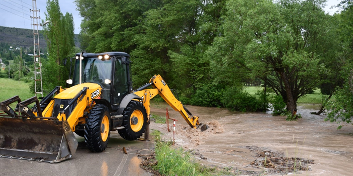 Giresun'da sağanak hasara neden oldu