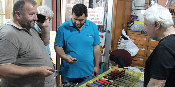 Kurban Bayramı öncesi bıçakçılarda hareketlilik başladı