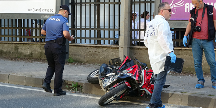 Ordu'da motosiklet kazası! Genç kız hayatını kaybetti 