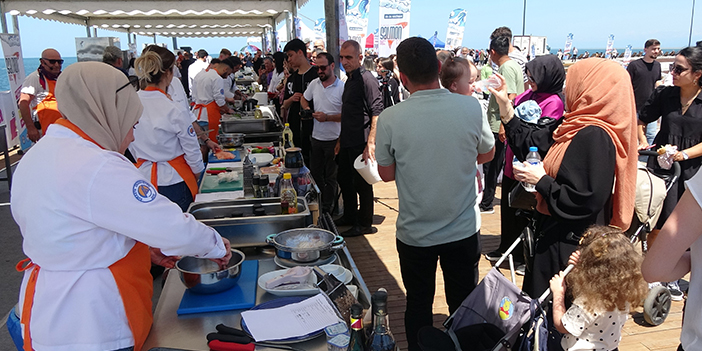 Trabzon'da  Türk Somon Festivali yapıldı! 