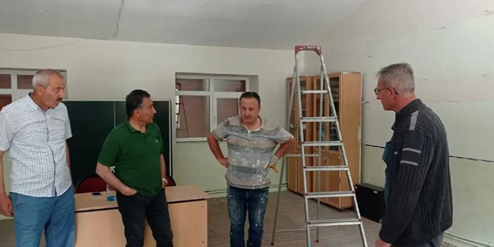 Bayburt'ta okulların yaz dönemi hazırlıkları başladı