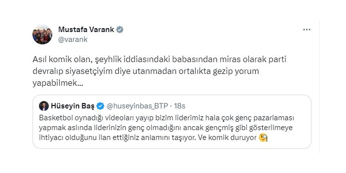 Trabzonlu Eski Bakan ile Trabzonlu Genel Başkan birbirine girdi!