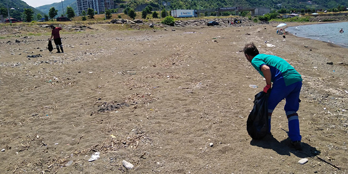 Trabzon Büyükşehir Belediyesi bayramda da görev yaptı