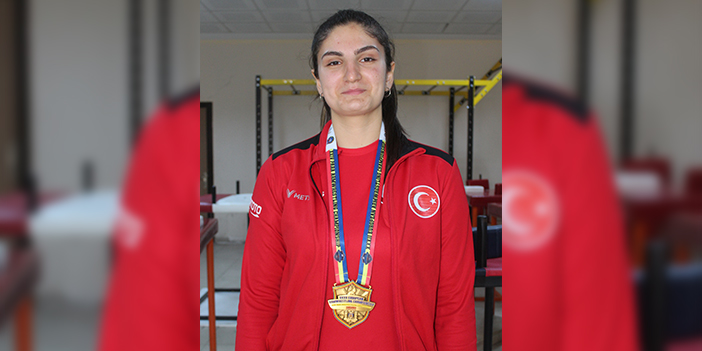 Avrupa şampiyonu milli sporcu Cansu'nun yeni hedefi dünya şampiyonluğu