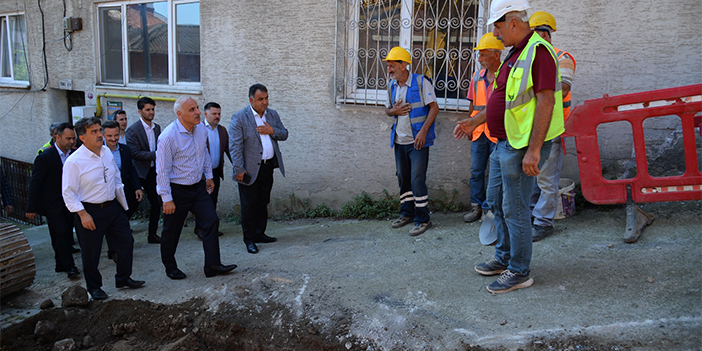 Trabzon'da dev içme suyu projesi tam gaz devam