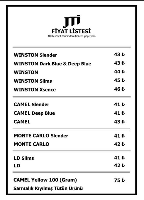 Sigaraya bir zam daha! İşte yeni fiyatlar