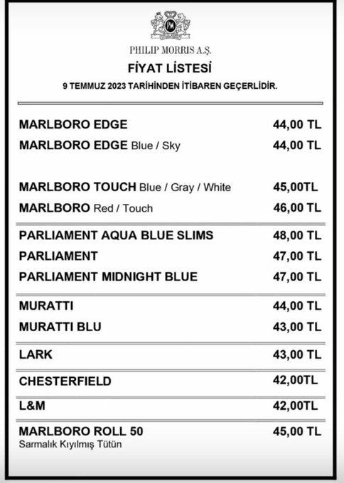 Sigaraya bir zam daha! İşte yeni fiyatlar