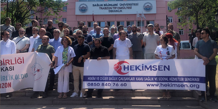Trabzon’da doktorlar iş bıraktı! “Yoksulluk sınırında maaşlara çalışıyoruz”