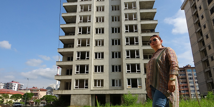 Giresun'da bitmeyen inşaat! Mağdur çok, sorumlu yok