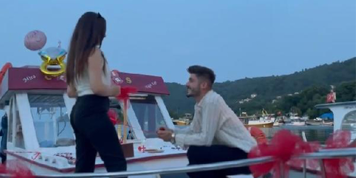 Ordu'da evlilik teklifi sırasında yüzük denize düşmüştü! Dalgıç tarafından bulundu